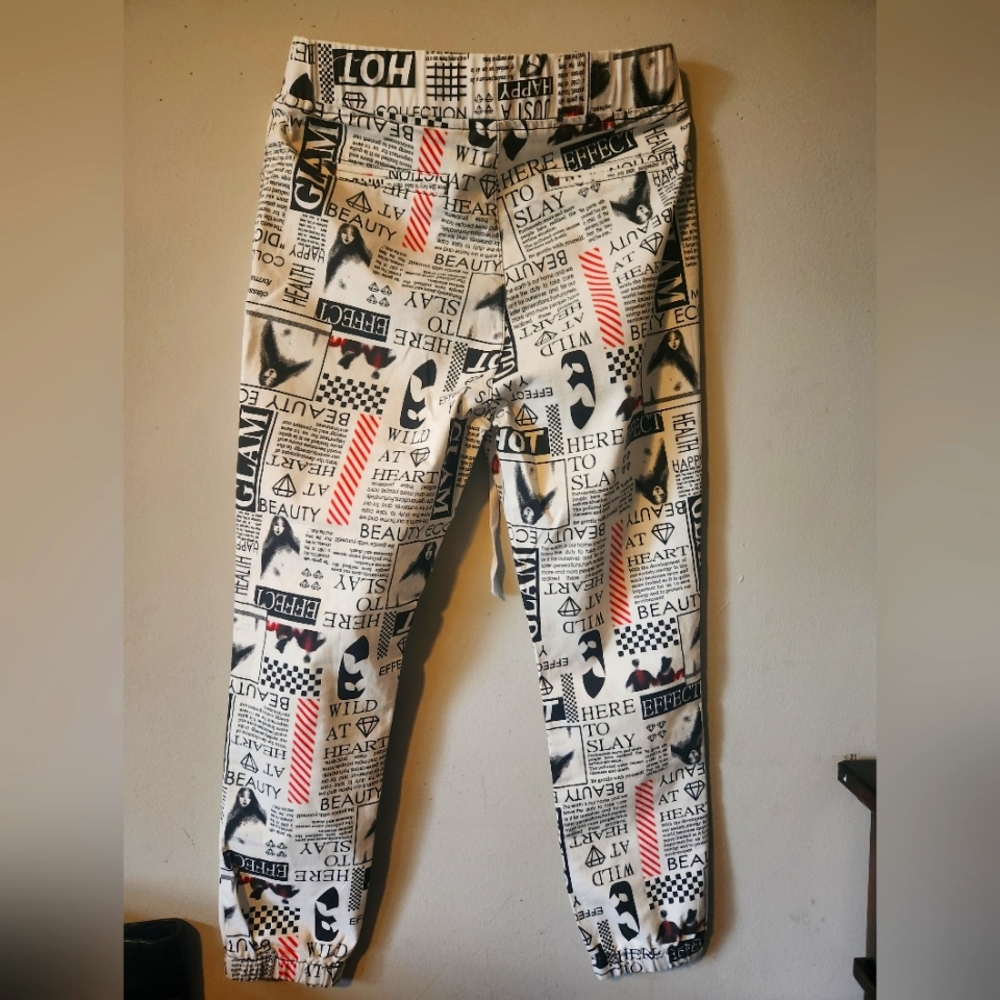 Vip white sweats size 13/14